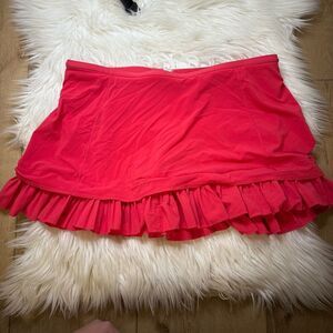 [lululemon athletica] Pink Ruffled Mini Skirt - Size 10